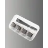 Yeniden Kullanılabilir 304 Çelik Metal Buz Küpleri 4lü Set