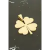 Yonca Çelik Kolye Ucu 2,5 cm