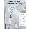 Yüksek Basınçlı Filtreli Duş Başlığı Mineral Filtreli Su Tasarruflu El Duşu