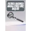 Yüksek Performanslı Masaj Etkili Su Tasarruflu Duş Başlığı Krom Kaplama Uzun Ömürlü