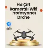 Yükseklik Sabitlemeli Katlanabilir Drone 1080P 4K Kamera Seçenekli