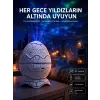 Yumurta Görünümlü Masa ve Gece Lambası Renk Değiştirebilen Projektör