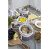 Yuvarlak Katlanabilir Çok Amaçlı Saklama Organizer Kutu Keçe Sepet (mega) - 03389