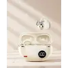 Zarif Tasarımlı Kablosuz Bluetooth Kulaklık Uzun Pil Ömrü 2 Kurdele Küpe Hediyeli