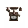 ZN8808B TELEFON ŞEKLİNDE ÇALAR SAAT BRONZ