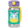 Zoo Pipetli Paslanmaz Çelik Suluk 350 ml Unicorn