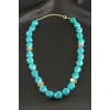 Zr Model Oval Plastik Kolye