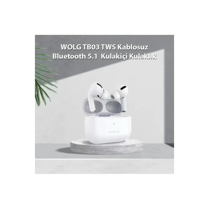 WOLG TB03 TWS Kablosuz Bluetooth 5.1 Kulakiçi Kulaklık-(5775) - GMS7892-5067