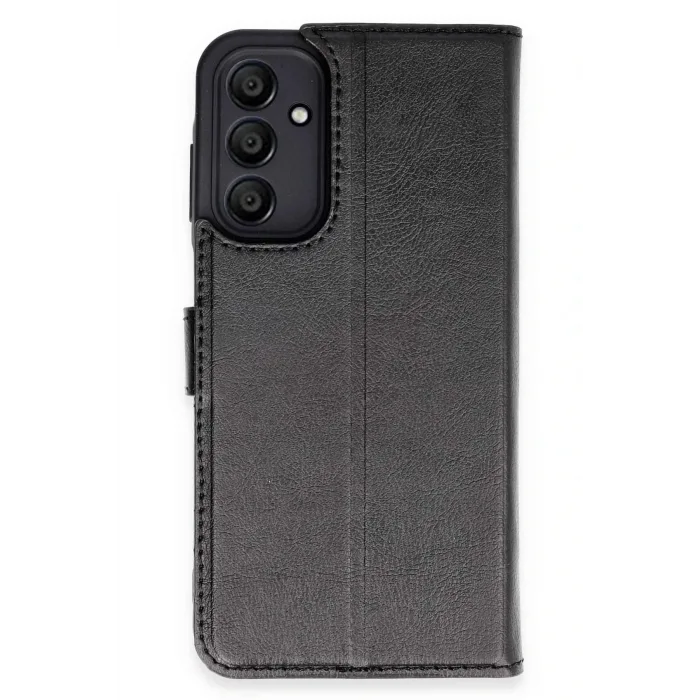 Samsung Galaxy A55 5G Kılıf Trend S Plus Kapaklı Kılıf - Siyah-(5796) - EMTHBA2508-1767