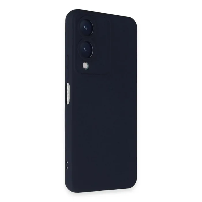 Vivo Y17S Kılıf Nano içi Kadife Silikon - Lacivert-(5796) - EMTHBA6658-9610