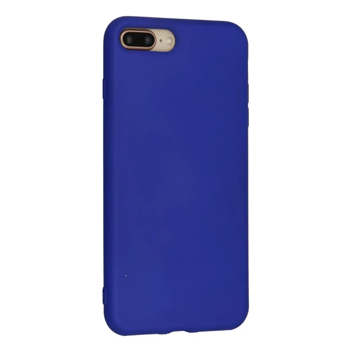 iPhone 7 Plus Kılıf Nano içi Kadife Silikon - Lacivert-(5796) - EMTHBA5357-2434