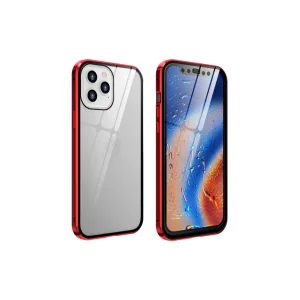 İPhone 12 Pro Mıknatıslı 360 Derece Ön ve Arka Cam Full Korumalı Manyetik Kıl - EMTHBA2643-3