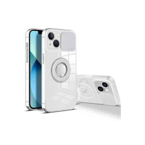 Ally iPhone 13 Mini 5.4inç Kılıf Sürgülü Kamera Lens Korumalı Yüzük Standl? - EMTHBA9090-6
