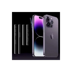 ALLY iPhone 15 Pro Hidrojel Hayalet Yan Alt Üst Kaplama Koruyucu Film-(5775)