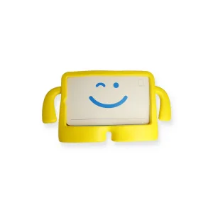 iPad 4 9.7 Kılıf Karakter Tablet Silikon - Sarı-(5796) - EMTHBA5400-2386
