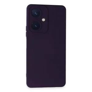 Vivo Y27 Kılıf Nano içi Kadife Silikon - Mor-(5796) - EMTHBA2956-3413