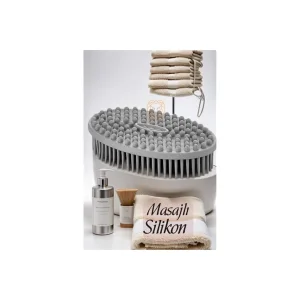 HSNET Masajlı Silikon Banyo Fırçası Nuage Design - EMTHBA2357-3920