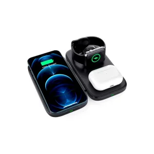 ALLY W66 15W 3 in1 Android + iPhone Taşınabilir Mini Kablosuz Hızlı Şarj Stand? - EMTHBA7954-2