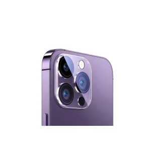 iPhone 15 Pro/15 Pro Max için Crystal Serisi HD Cam Kamera Koruyucu 2 Adet Set-(577 - EMTHBA8486-6