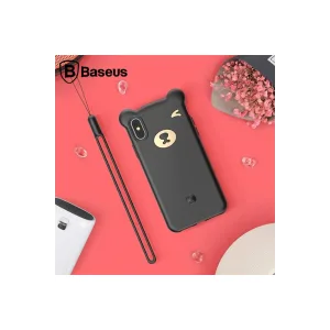 İPhone Xs Max Bear Sevimli Ayı Figür Soft Silikon Kılıf-(5775) - EMTHBA7896-4187