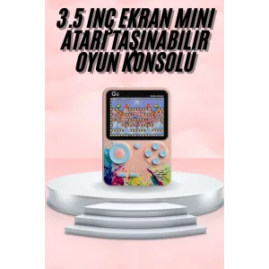 3.5 İnç Klasik Retro LCD Ekran 500 Oyunlu Oyun Konsolu Taşınabilir