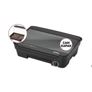 Sinbo Elektrikli Izgara Cam Kapaklı