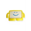 iPad 4 9.7 Kılıf Karakter Tablet Silikon - Sarı-(5796) - EMTHBA5400-2386