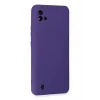 Realme C11 2021 Kılıf Nano içi Kadife Silikon - Mor-(5796) - EMTHBA4157-8293
