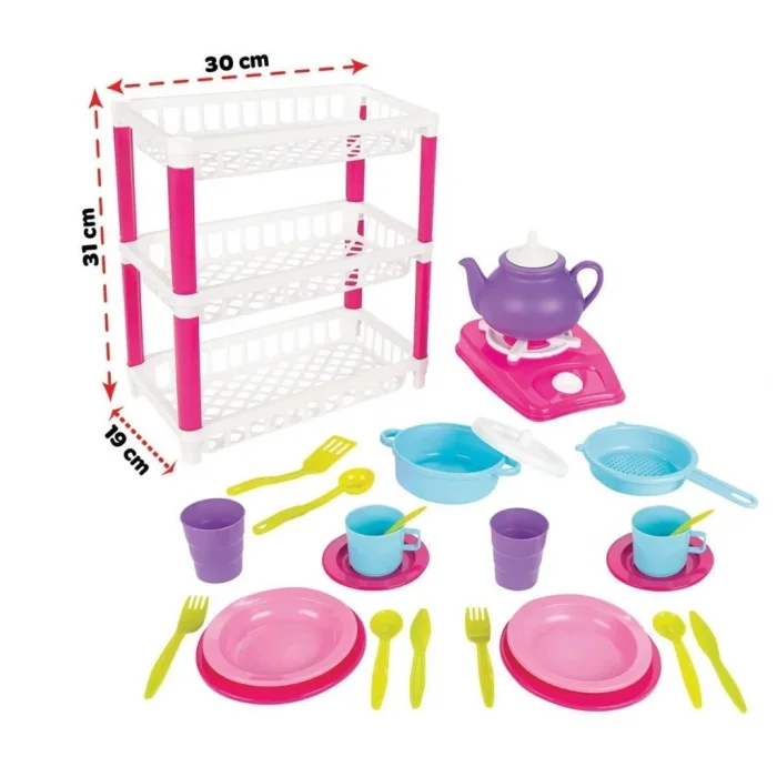 03 337  3 Katlı Hamarat  Mutfak Seti