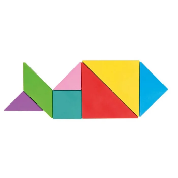 03 569 Ahşap Manyetik Tangram -NessiWorld Oyuncak