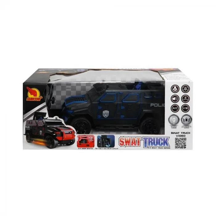 1:16 Uzaktan Kumandalı Işıklı Polis Panzer 1 Adet Fiyatıdır