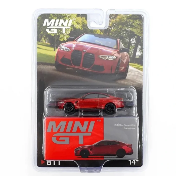 1/64 BMW M4 Competition (G82) Sakhir Orange - Blister Paket