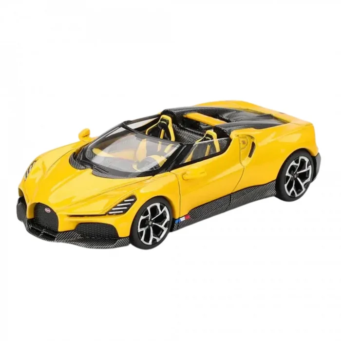 1/64 Bugatti W16 Mistral Yellow