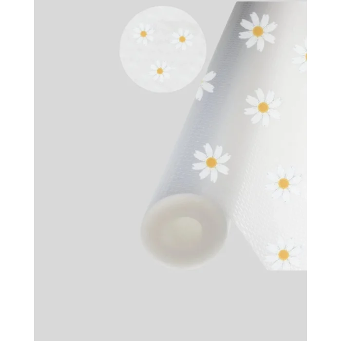 10 Metre Papatya Desenli Kolay Temizlenebilir Çekmece Matı