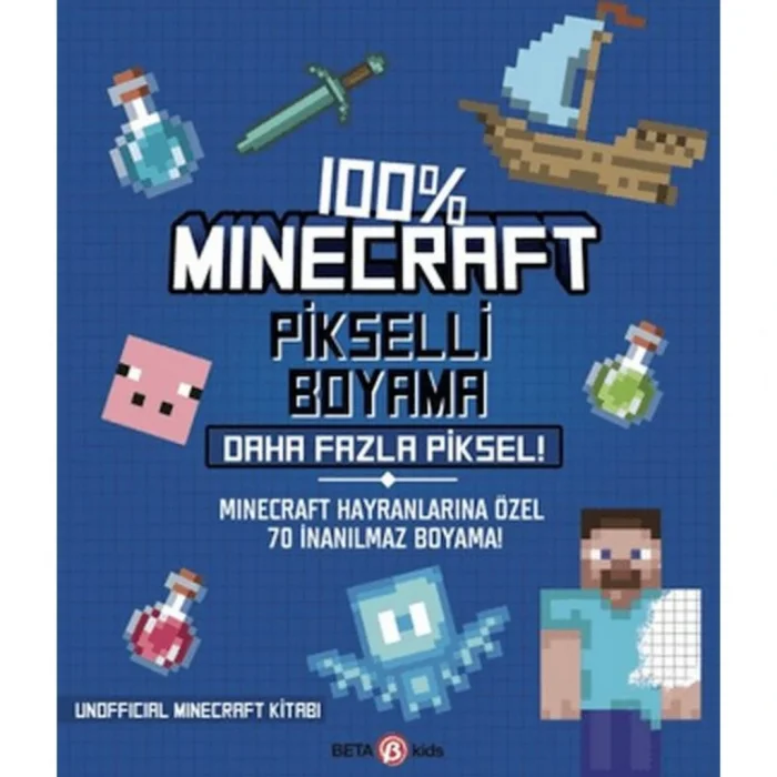 %100 Mınecraft Pikselli Boyama Daha Fazla Piksel