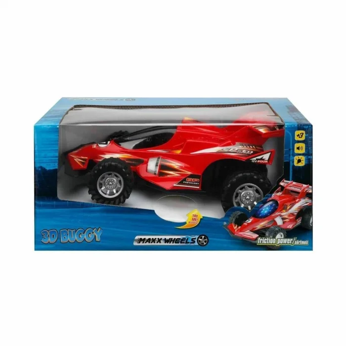 10099 Sesli ve Işıklı 3D  Sürtmeli Araba