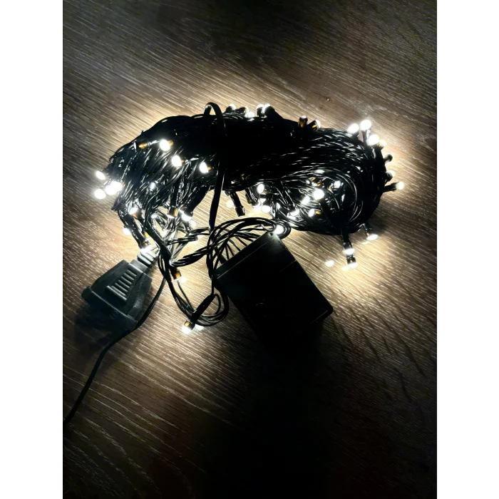 10m 100 Led Damla Uçlu Gün Işığı Siyah Kablo Mz-17-3