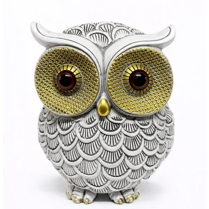 10x7 cm Polyester Baykuş Figürü