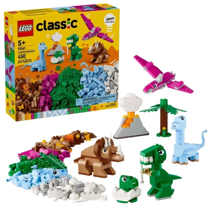 11041  Classic Yaratıcı Dinozorlar 450 parça +5 yaş
