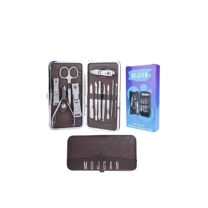 12 Parça El Ayak Temizleme Pense Kir Temizleme Aparatı Kaş Cımbızı