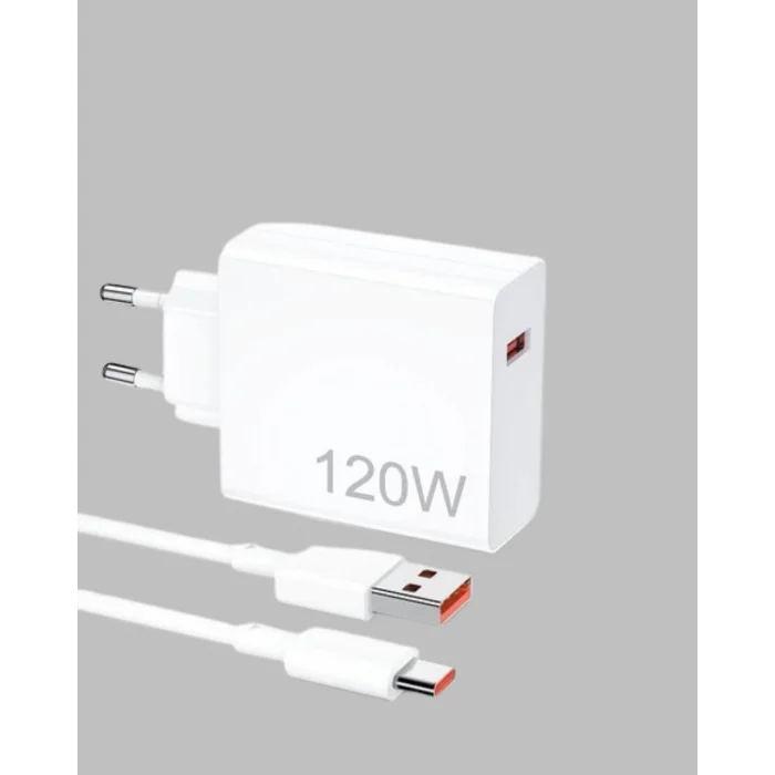 120 Watt Hızlı Şarj Adaptörü Samsung S20 S21 S22 S23 Uyumlu