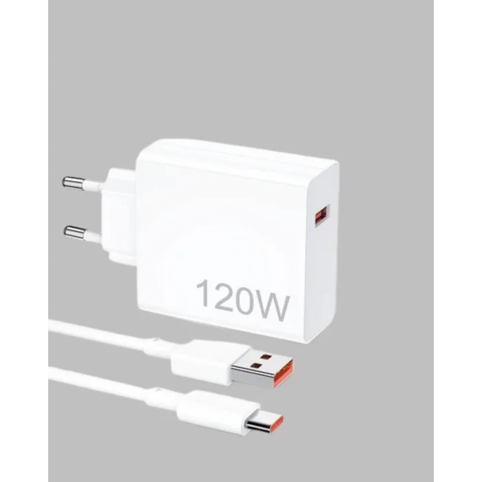 120 Watt Type C Şarj Başlığı Poco X3 X4 X5 Pro Uyumlu