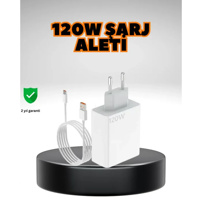 120 Watt Ultra Hızlı Şarj Seti Realme 7 8 9 Pro Uyumlu