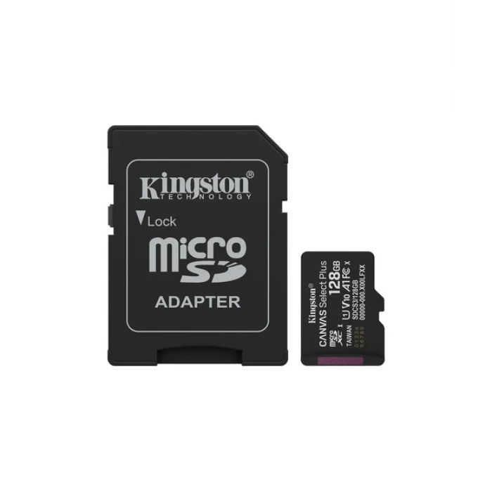 128GB microSDXC Canvas Select Plus Gen3 150MB/s A1 Card + Adapter