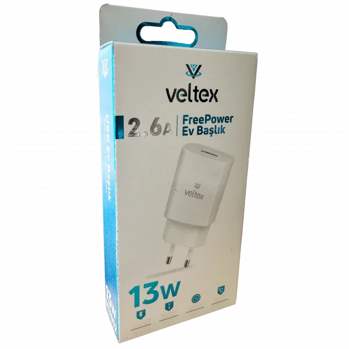 13W 2.6A Usb Şarj Başlığı Veltex VTX-002