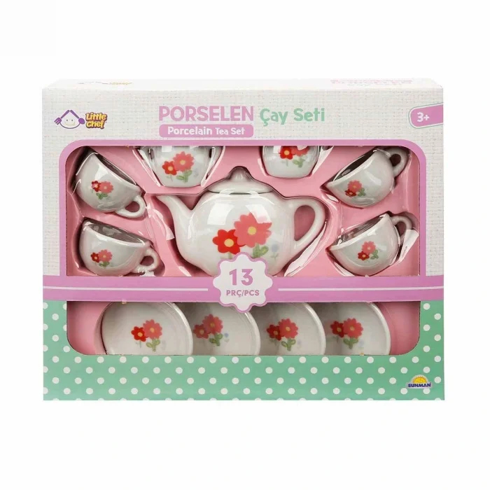 1501 Porselen Çay Seti 13 Parça -Sunman