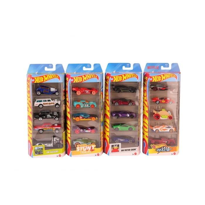 1806 Hot Wheels Beşli Araba Seti