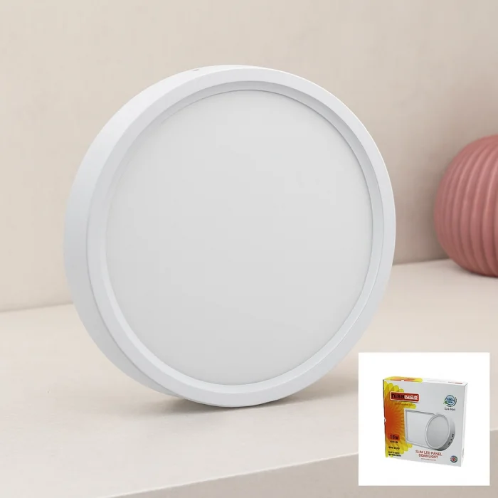 18W 6500K Yuvarlak LED Slim Panel 20.5 cm - 1260 lm