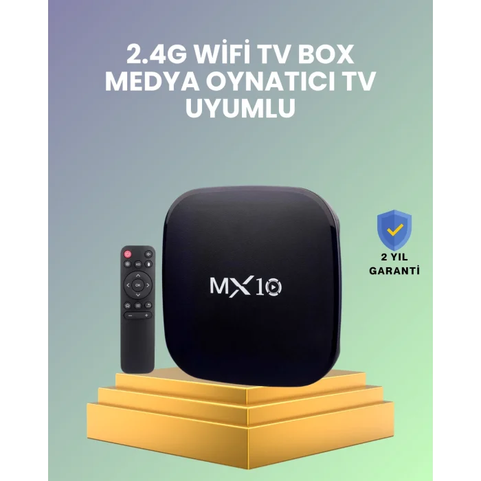 2 GB RAM 8 GB Hafıza 4K Video Destekli Android Medya Cihazı