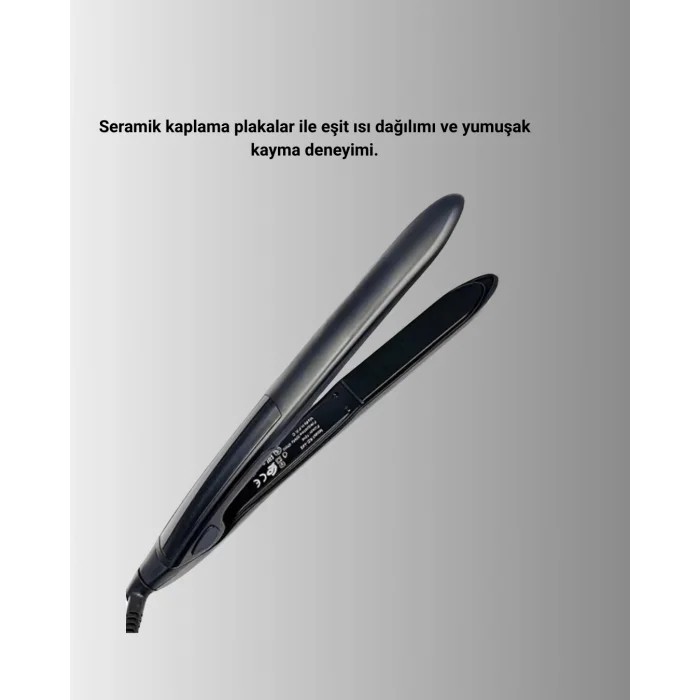 2025 Seri Profesyonel Isı Ayarlı Titanyum Kaplama Saç Düzleştirici Dijital Ekranlı